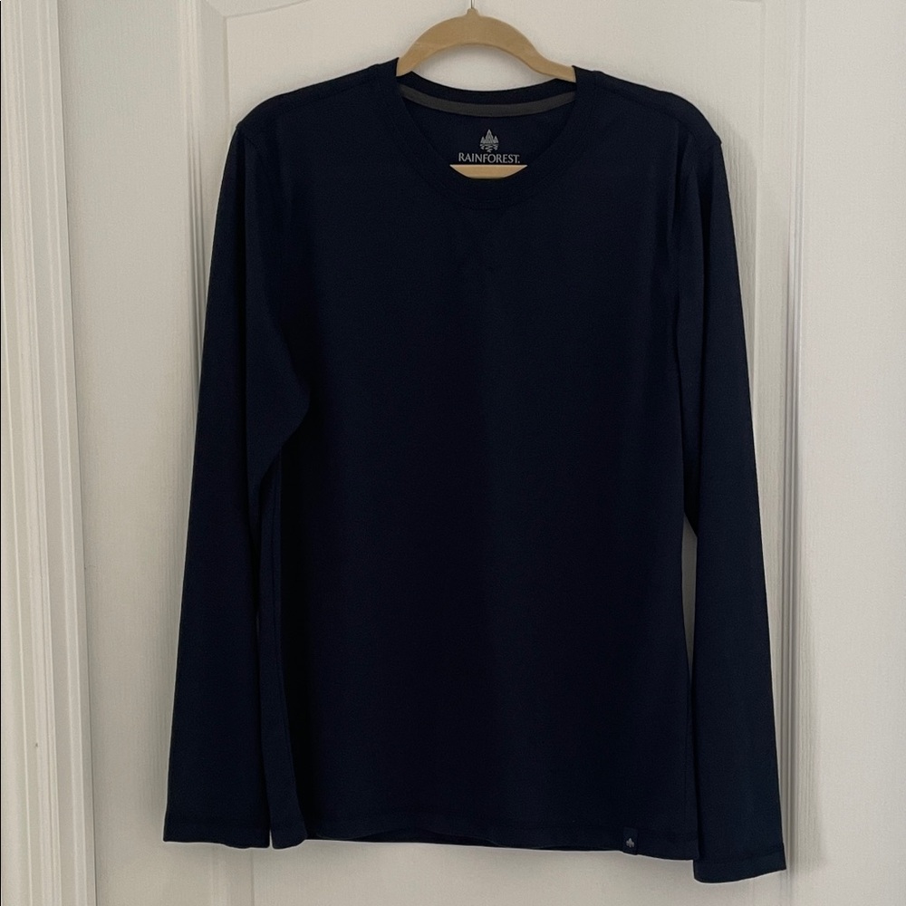 RAINFOREST Men's Long Sleeve Tee - Black